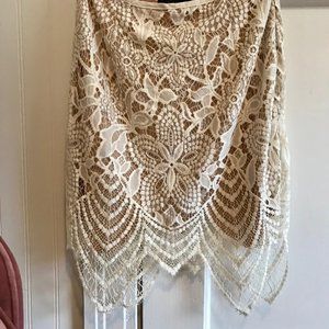 White Lace Skirt